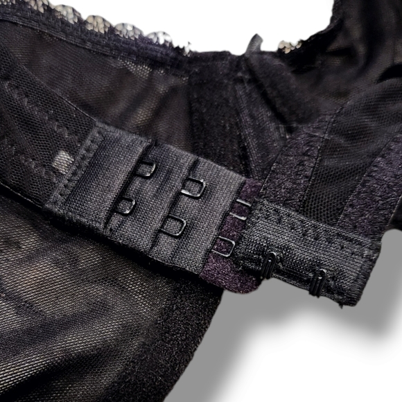 Sexy Black 2pc Bra & Thong Panty Set by Varsbaby - Picture 5 of 12